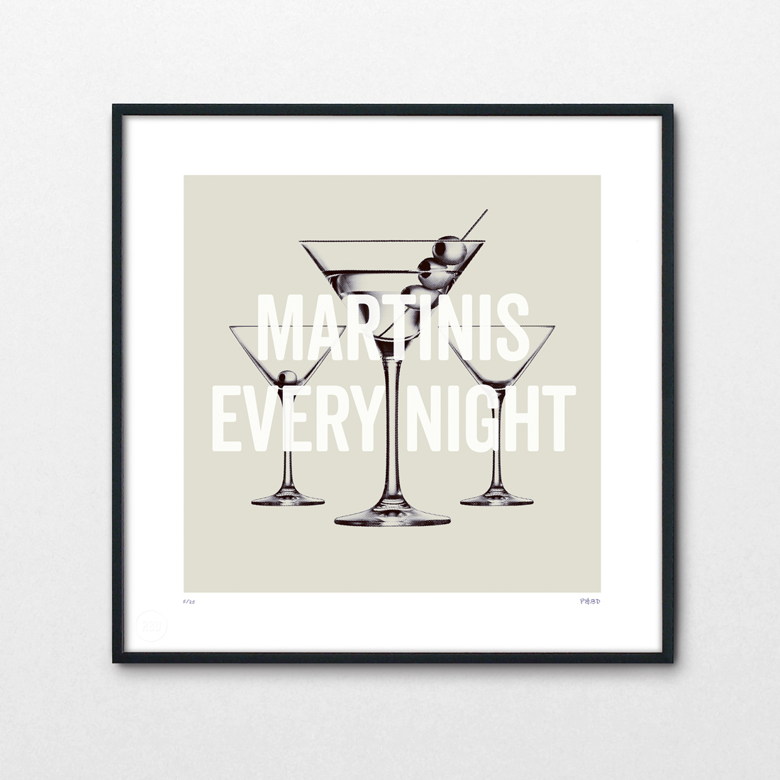 martini poster